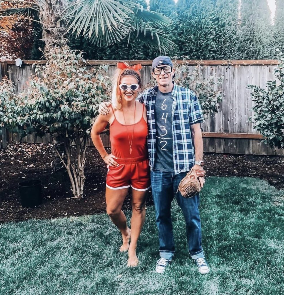 Wendy Peffercorn and Squints from The Sandlot
